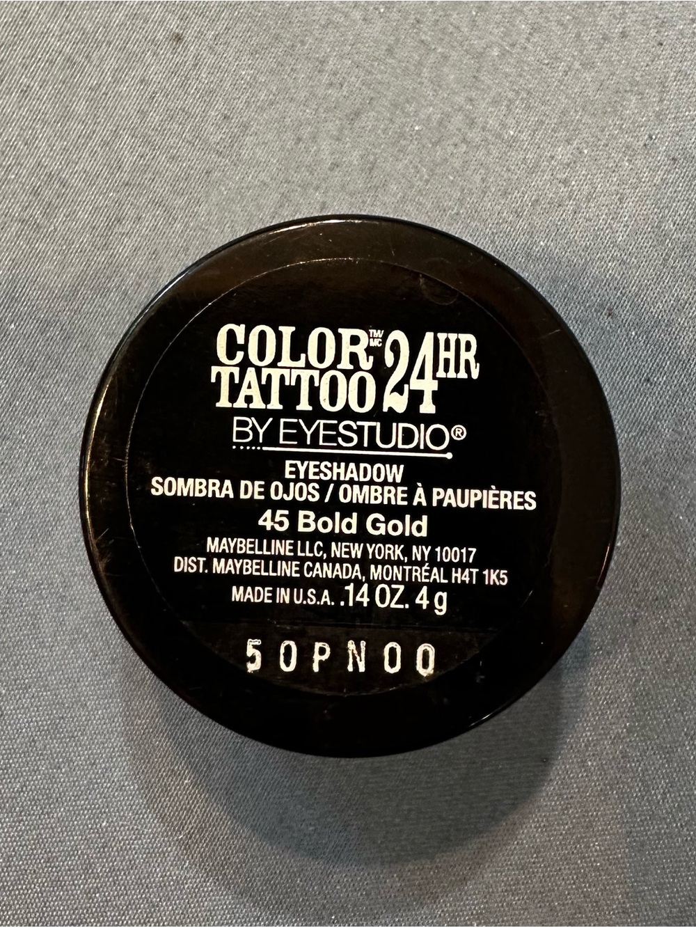 Maybelline Bold Gold Color Tattoo 24HR Cream Eyeshadow